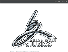 Tablet Screenshot of briangallstudios.com